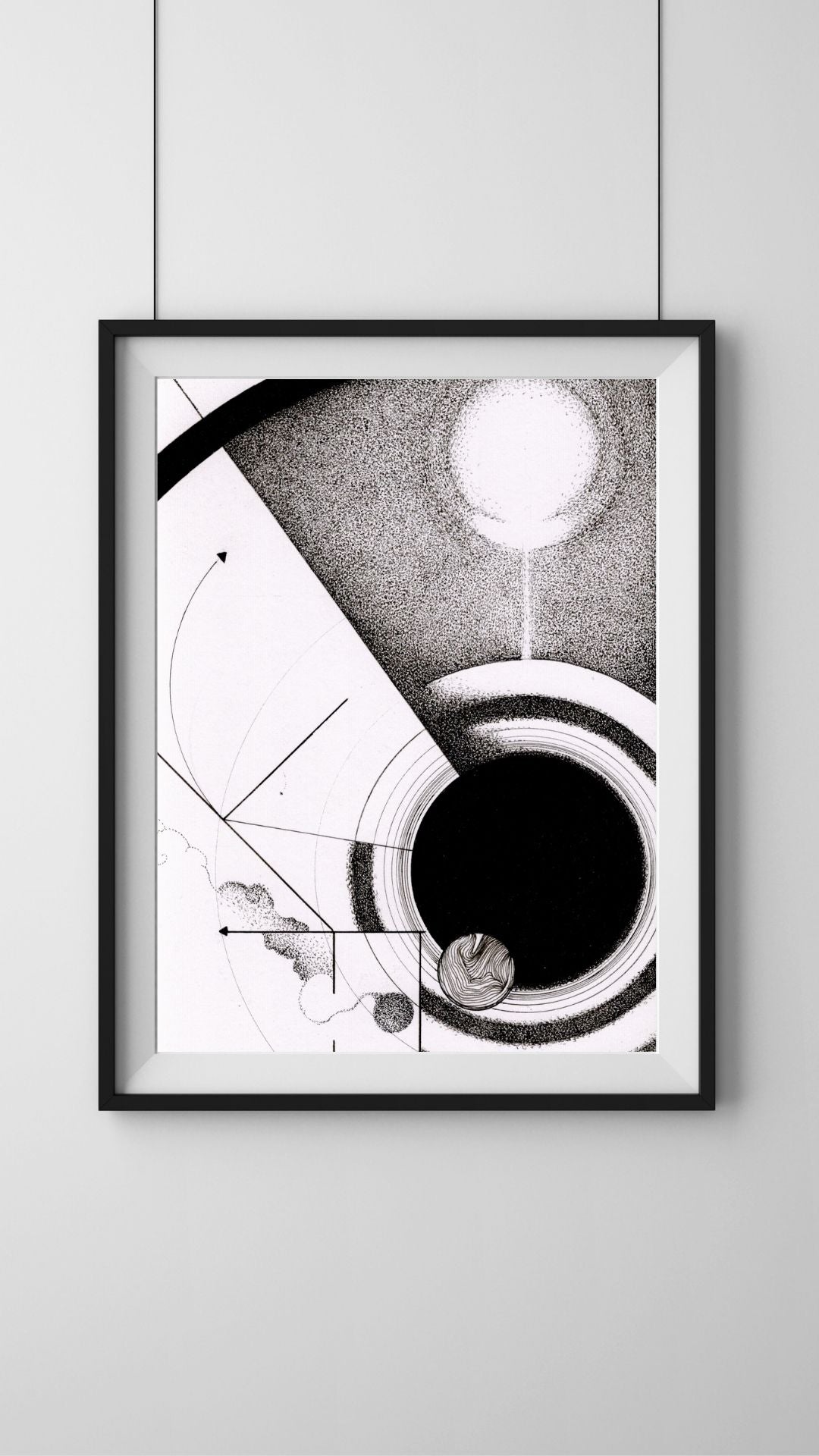 Oeuvre originale : "Espace-Temps #4 - Reprendre Espoir"