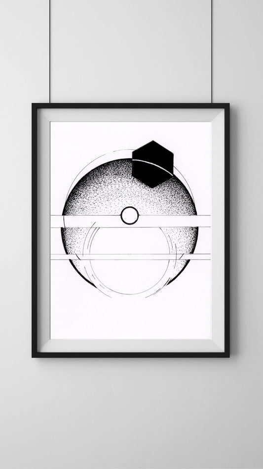 Oeuvre originale : "Espace-Temps #1 - Hors Normes"